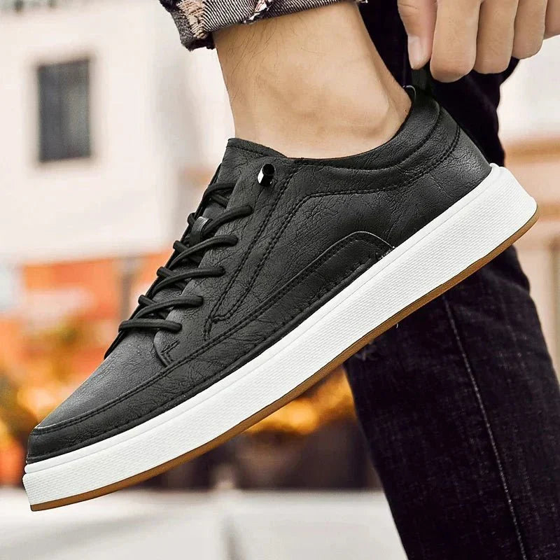 Men’s Faux Leather Sneakers