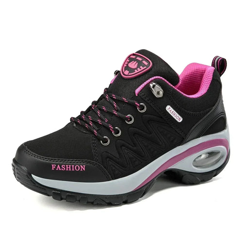 Christine | Women’s Lace-Up Hiking Boots with Low Heel