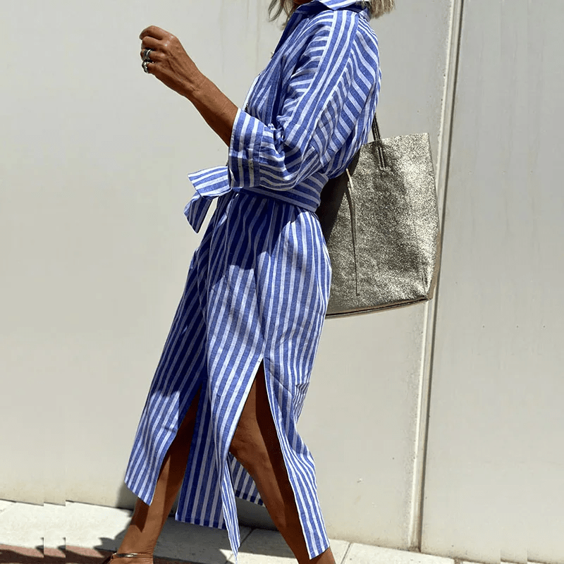 Colbie | Urban Striped Women’s Shirt Dress