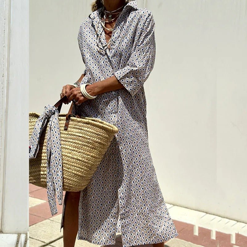 Colbie | Urban Striped Women’s Shirt Dress