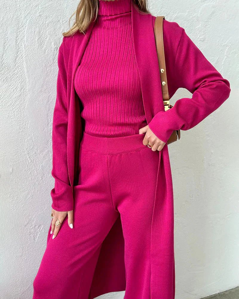 Dominique | Sleek Three-Piece Lounge Set