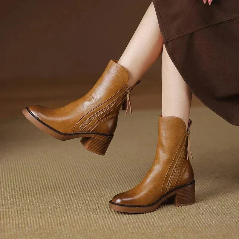 Women’s Comfortable Leather Ankle Boots