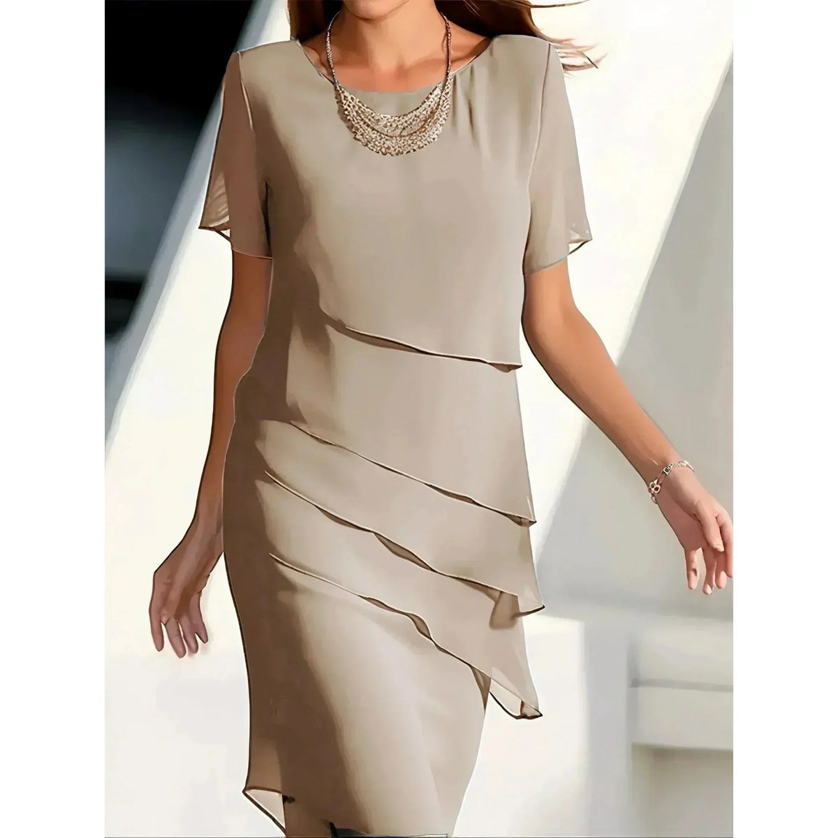 Harriet | Beautiful layered relaxed-fit dress