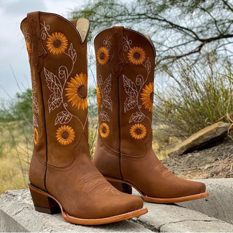 Women’s Bohemian Ankle Boots Low Heel