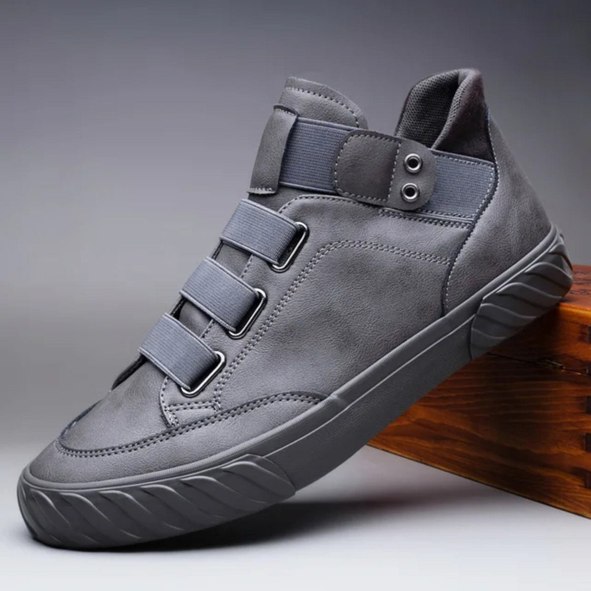 Lorenzo Bernini Genuine Faux Leather Shoes