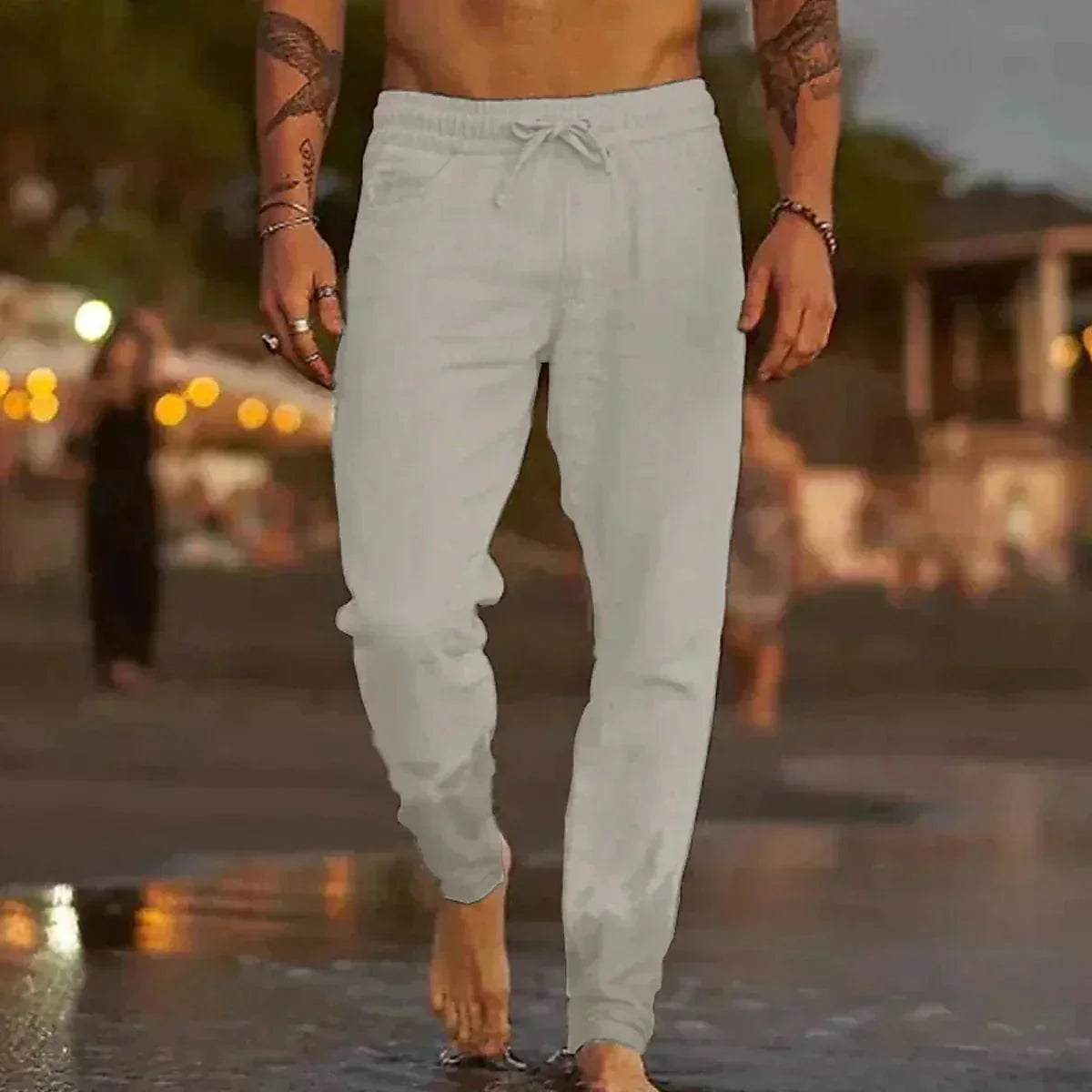 Men’s Casual Slim Fit Trousers