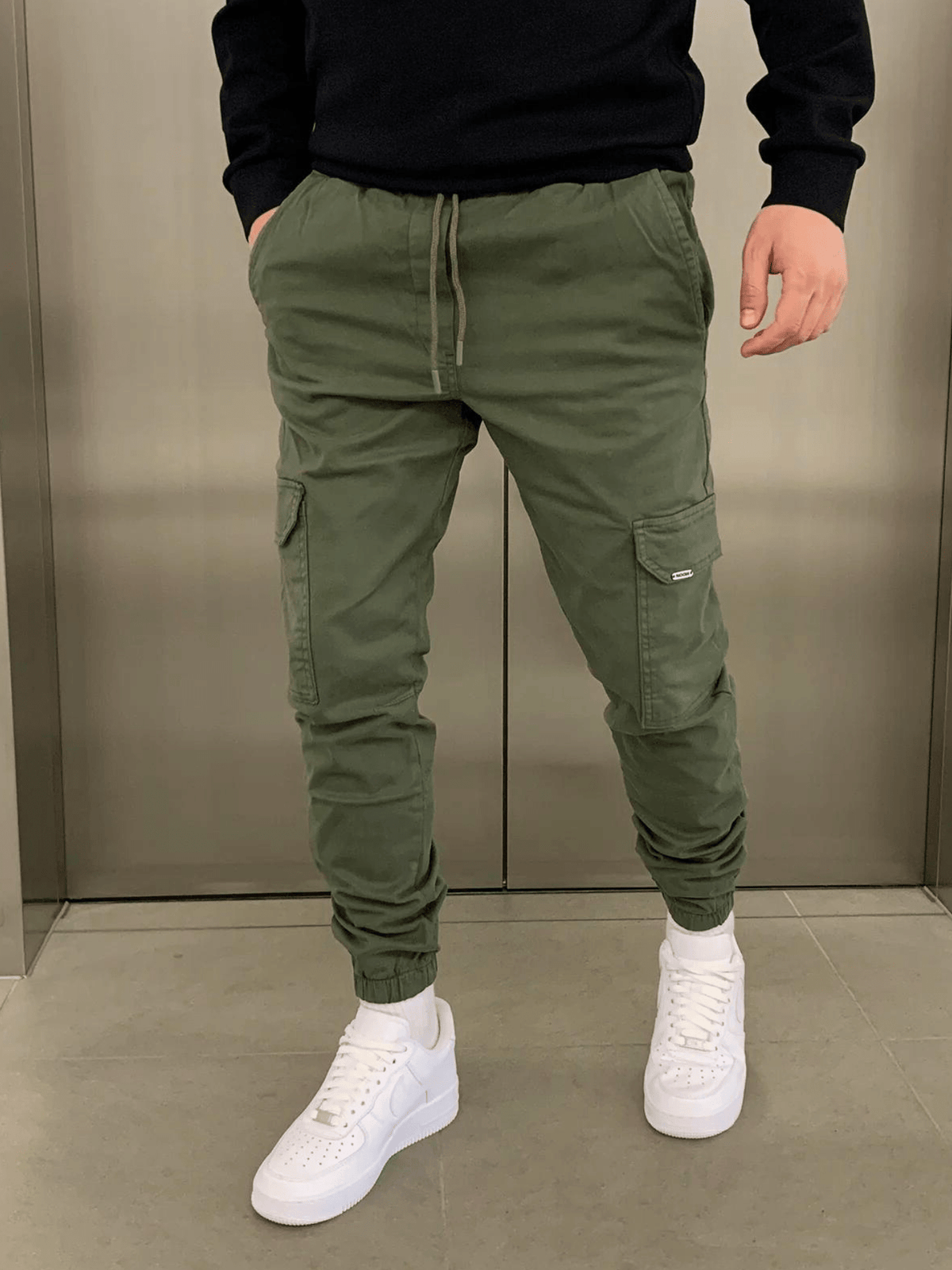 Men’s Cargo Jogger Pants – Casual Comfort Fit