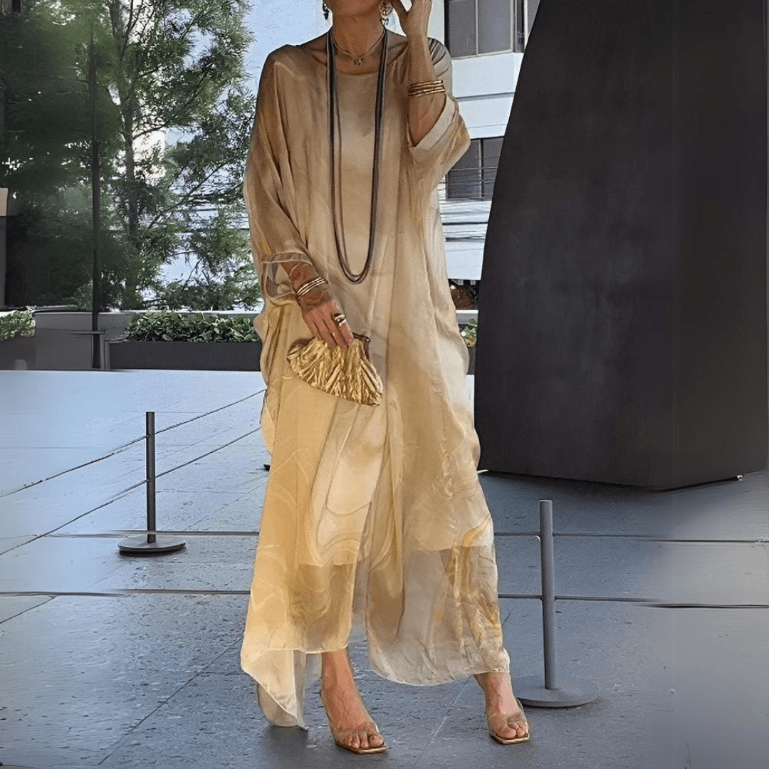 Mariana Slimming Luxe Chiffon Elegance Dress