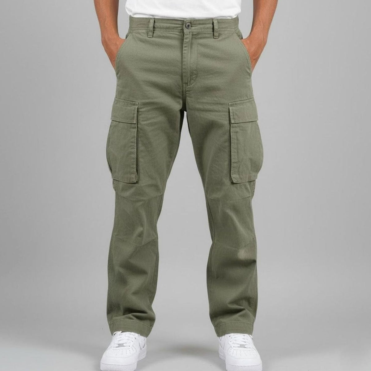 Mason | Men’s Streamlined Cargo-Pocket Straight-Leg Stretch Pants
