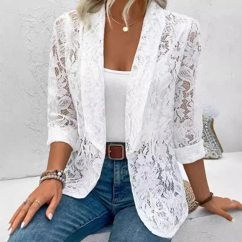 Lucienne | Elegant Lace Women’s Blazer