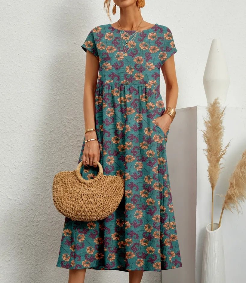 Sasha | Ethereal Floral Midi Dress