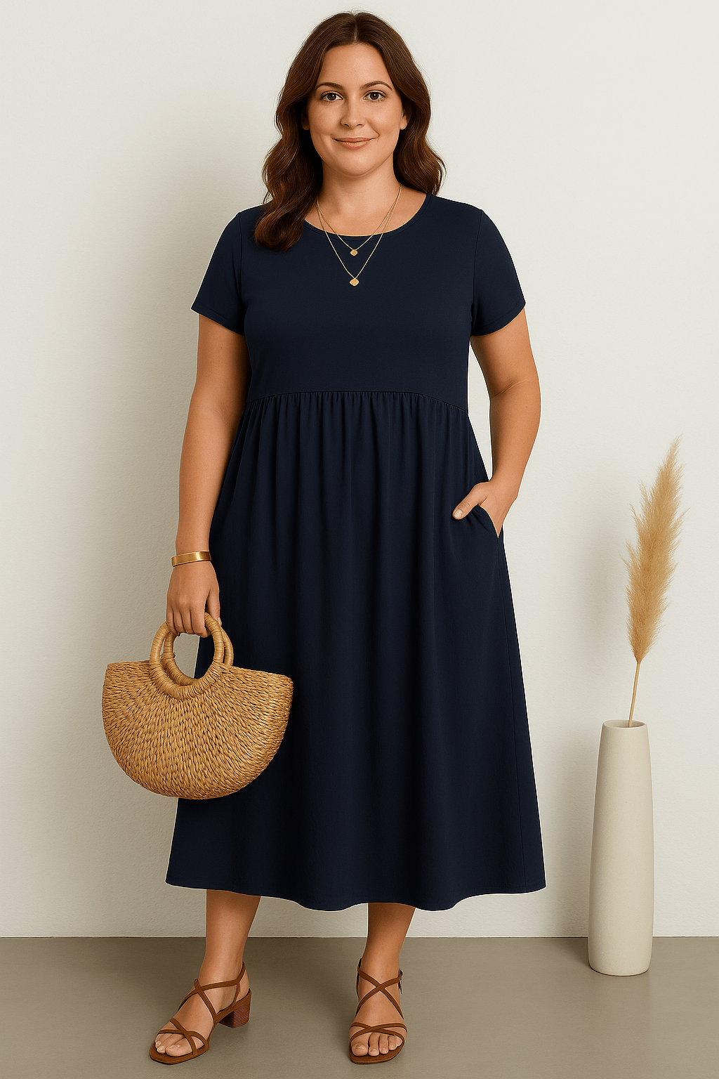 Sienna | Stylish Tummy Covering Dress