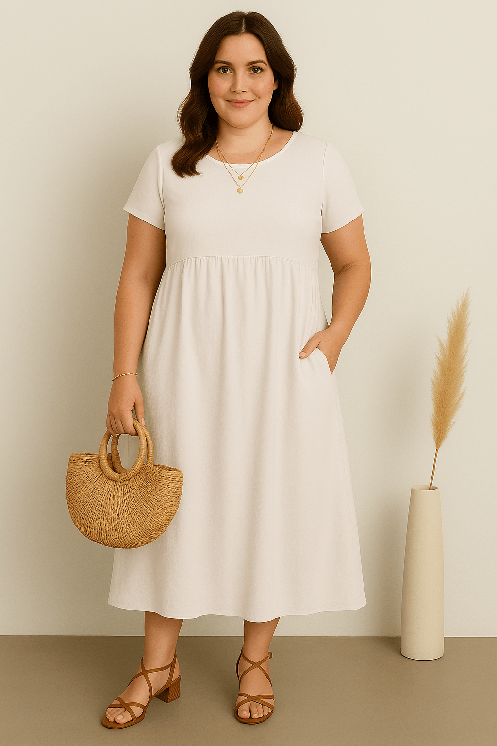 Sienna | Stylish Tummy Covering Dress