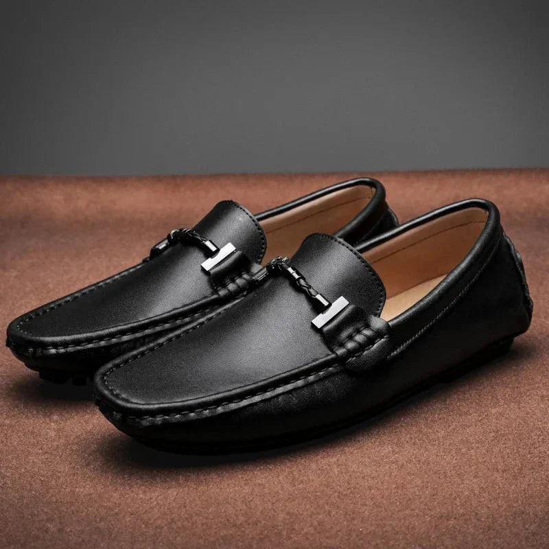 Corvin | Faux Leather Loafers