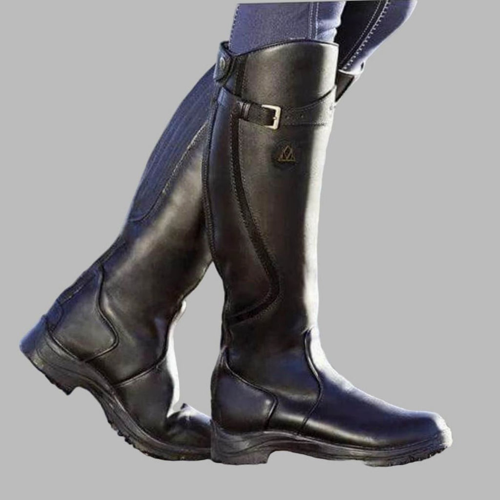 Sierra | Women’s Leather Buckled Tall Country Riding Boots