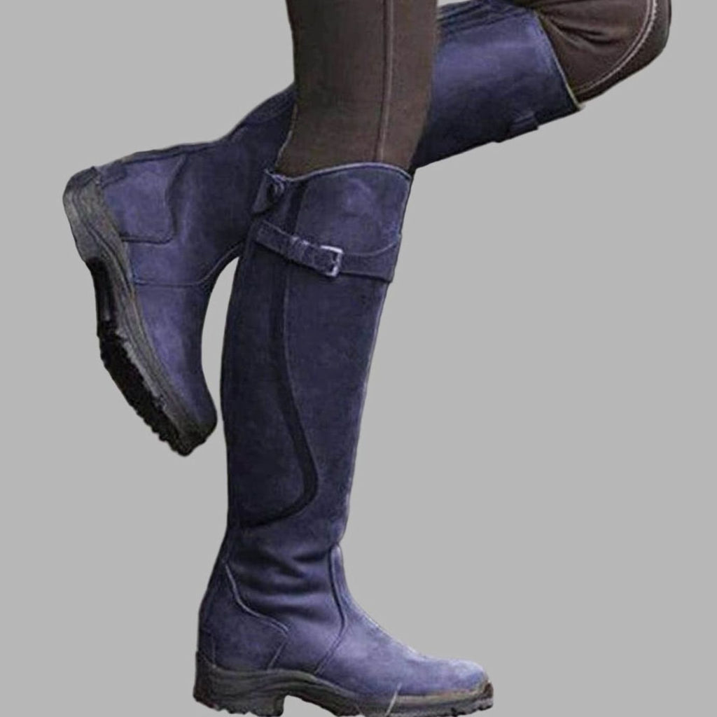 Sierra | Women’s Leather Buckled Tall Country Riding Boots