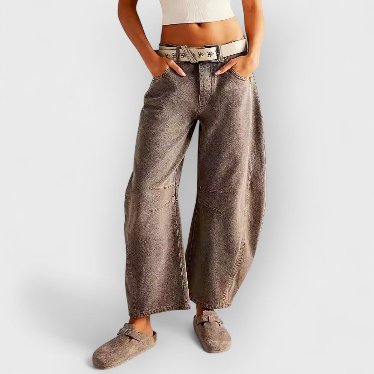 Thea | Stylish Leopard Jeans