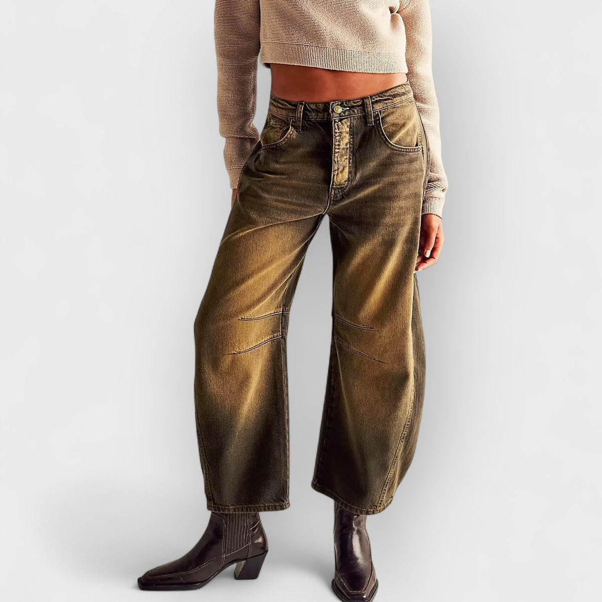 Thea | Stylish Leopard Jeans